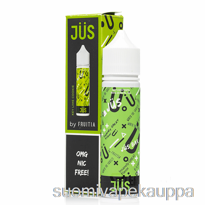 Vape Suomi Key Lime Keksi - Jus E-neste - 60ml 3mg